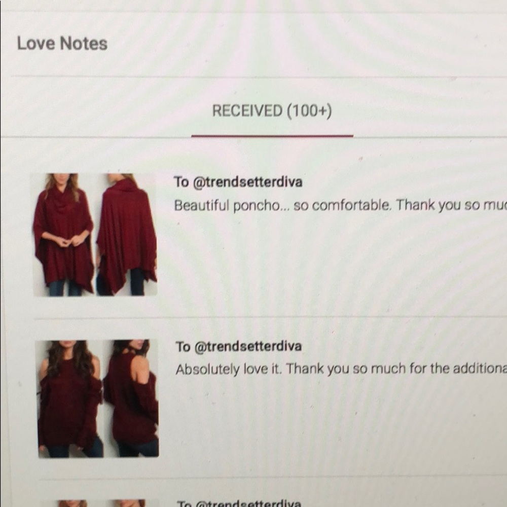 LAST 1! GIRLY & FLIRTY BURGANDY KNIT SWEATER - Picture 4 of 5
